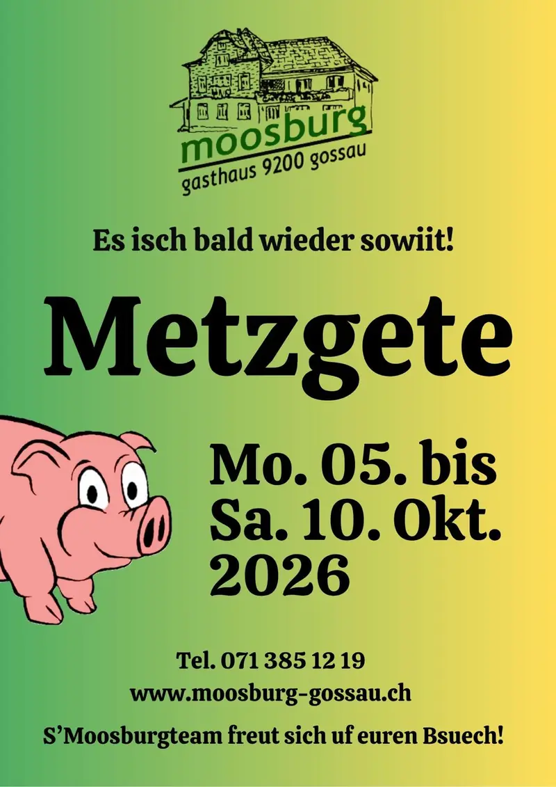 Metzgete Oktober 2026