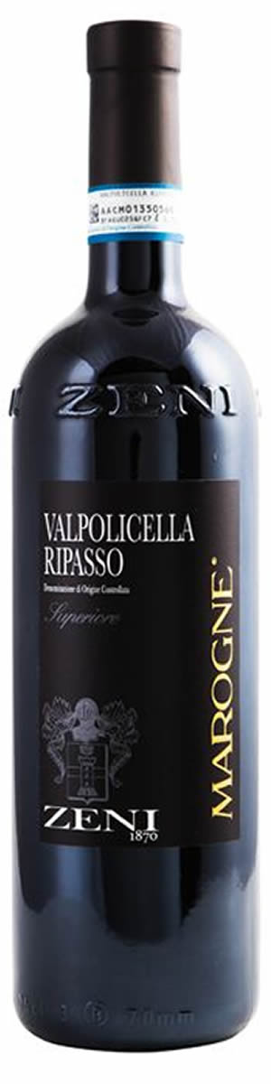 Italien - Veneto<br>
<strong>Ripasso Valpolicella DOC <br>
Classico Superiore</strong><br>
ZENI

